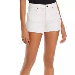 BlankNYC NWT size 25 white high‎ waisted vintage Barrow denim shorts